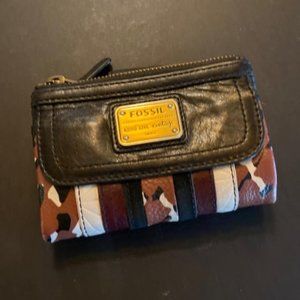 Fossil leather wallet